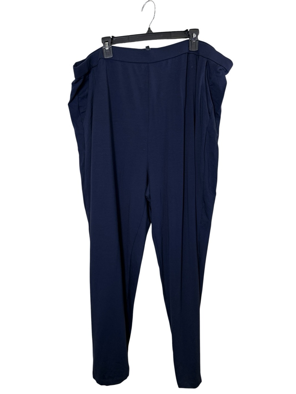 Eileen Fisher Women’s Navy Blue Relaxed “Slouchy” Lagenlook Tencel Pants sz 3X